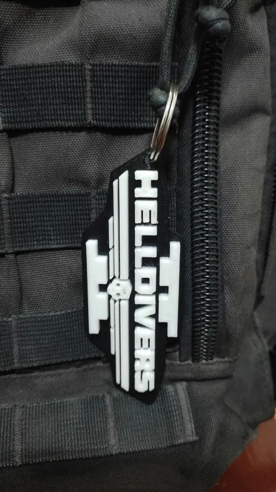Helldivers 2 key chain by Eduardo Vázquez | Download free STL model ...