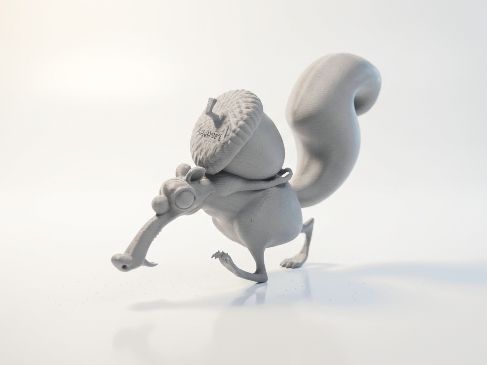 Ice Age Squirrel Figurine Cartoon 3D Printable