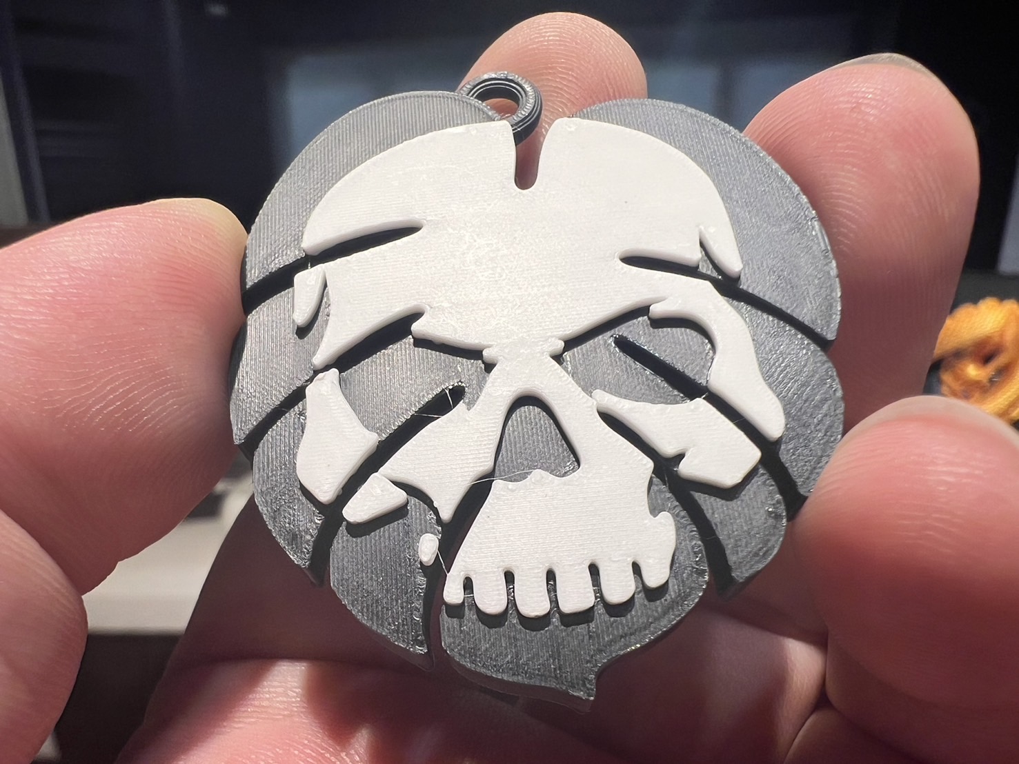 Monstera skull key chain by Amazing62 | Download free STL model ...