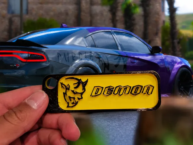 SRT Demon keychain