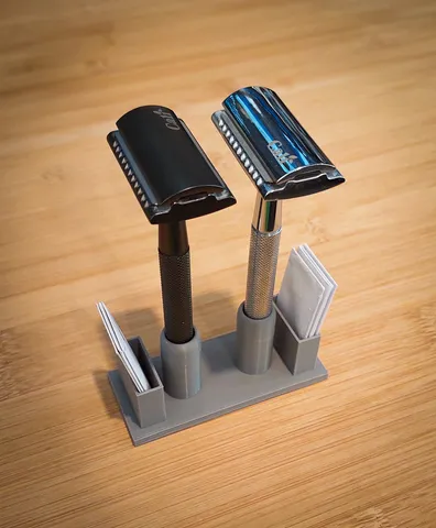 Double Safety Razor Stand