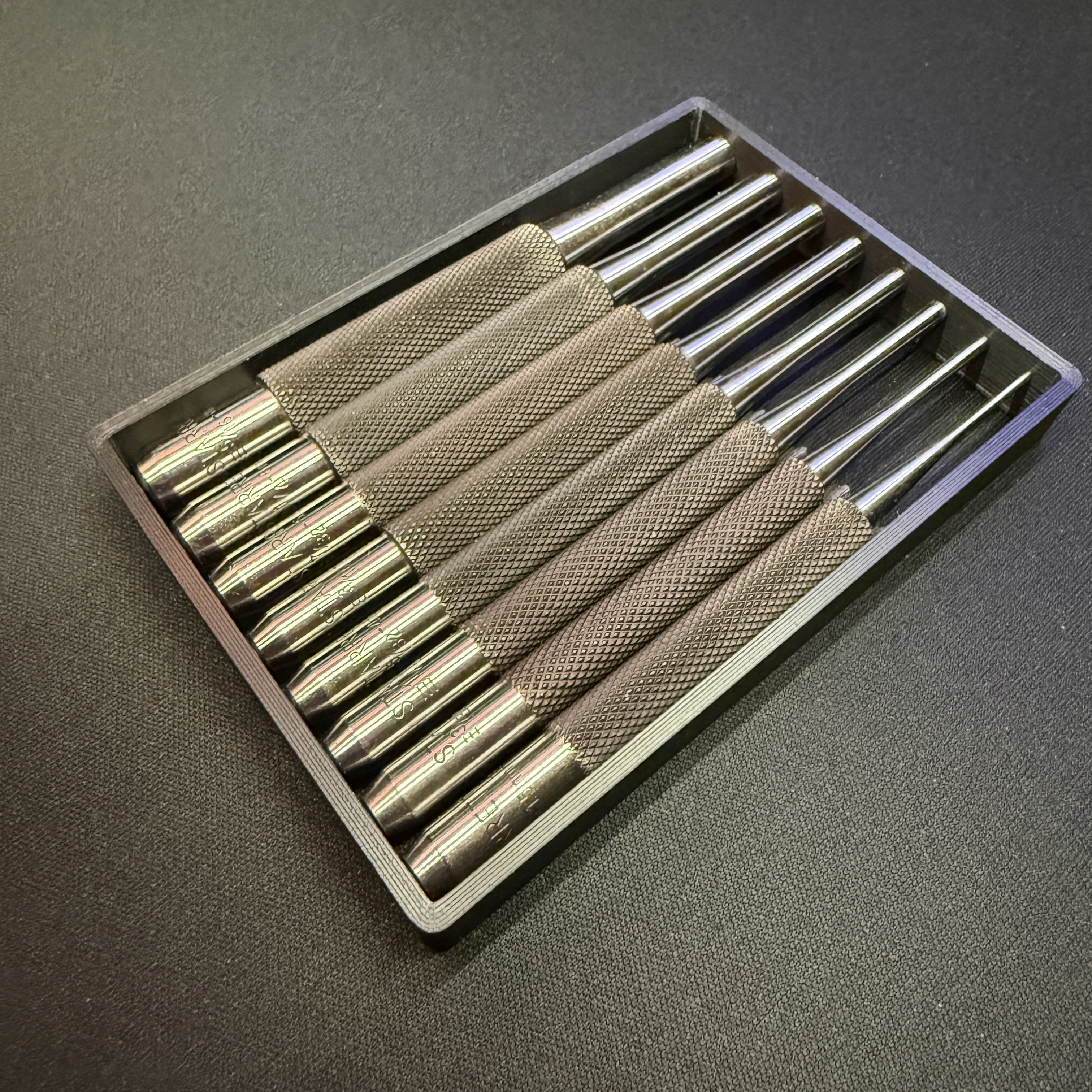 Starrett S565PC Pin Punch Set Compact Organiser Tray