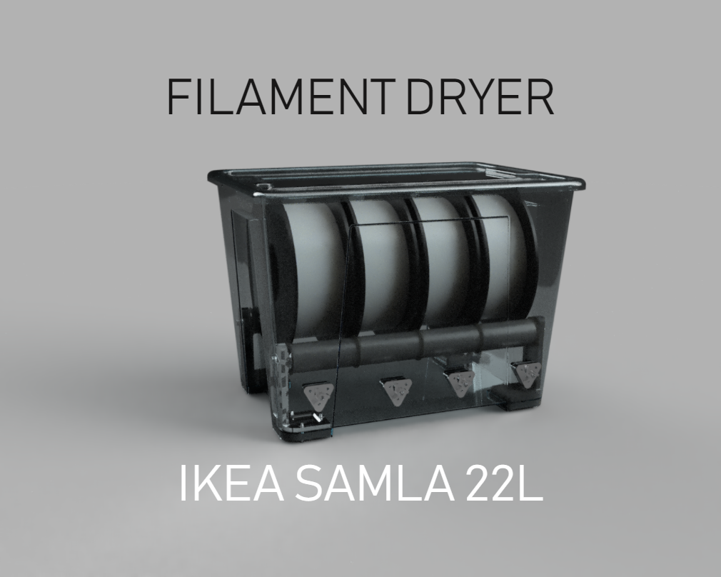 Filament Dryer Ikea Samla 22L (4 spools)