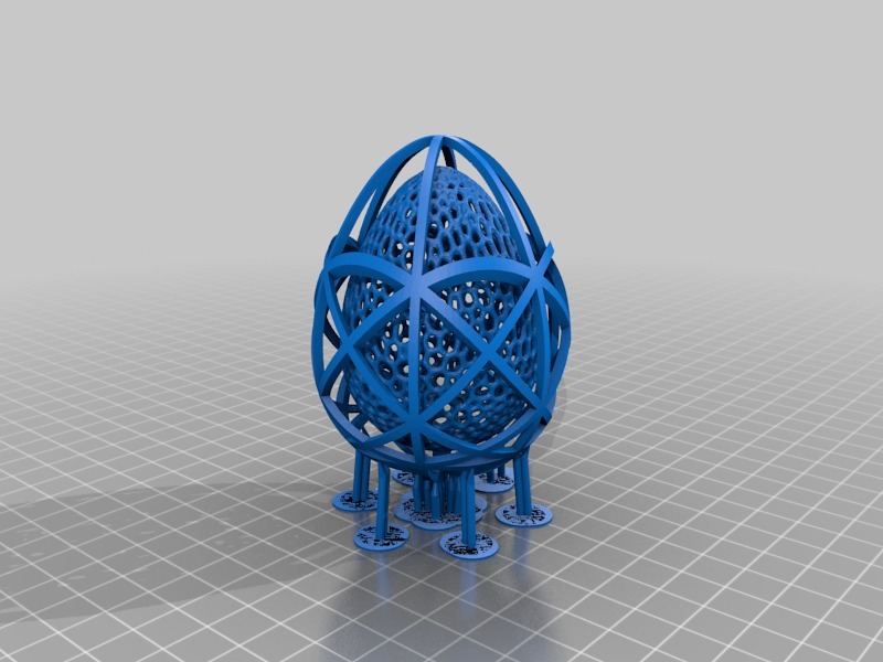 Miniatura 12 do modelo 3D Resin Easter Egg Collection 