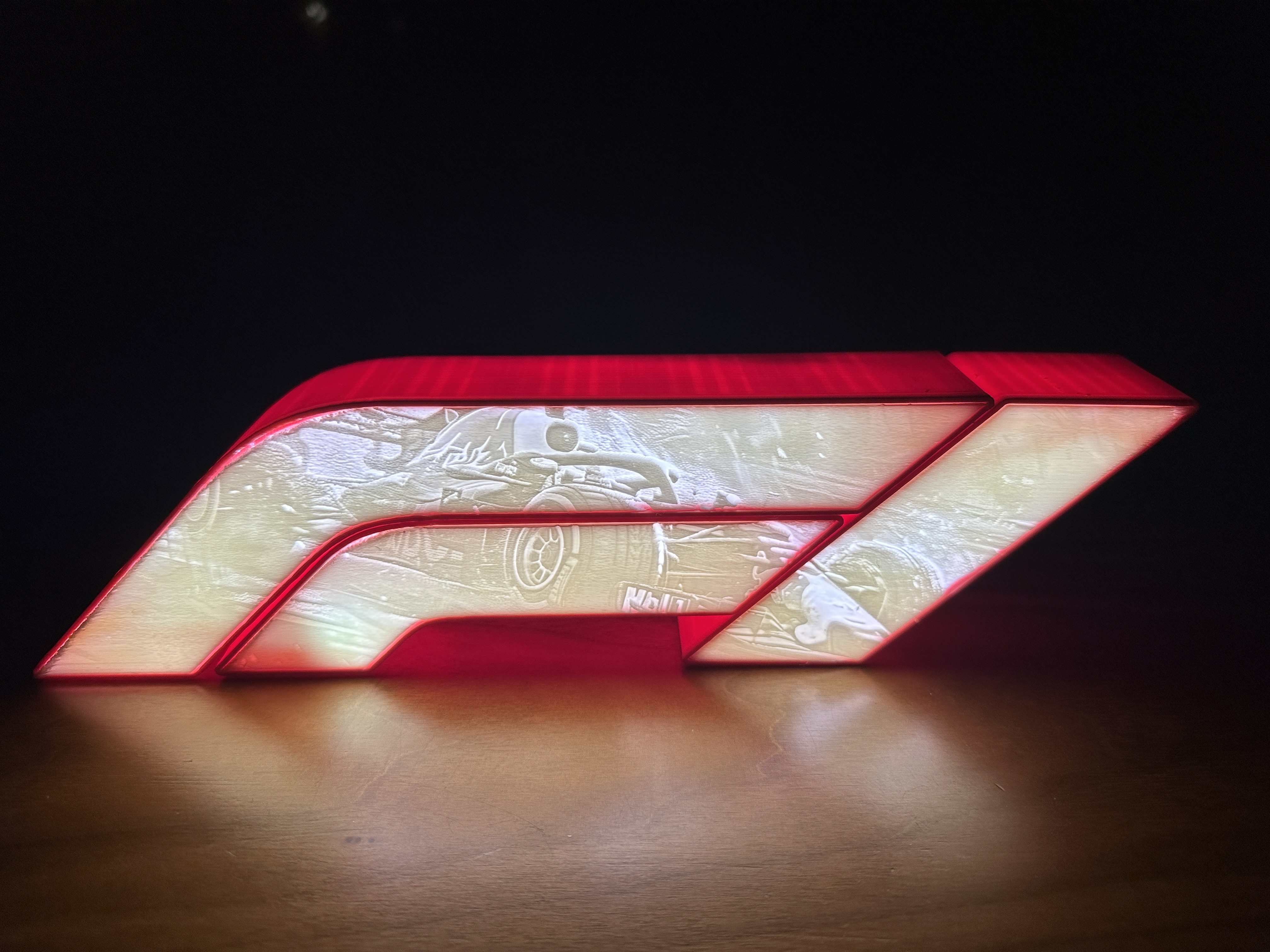 F1 Logo Style Lightbox Litho (Daniel R)
