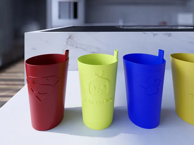 Glass / Cup with Straw (Pipette) for Kids and/or Coffee and/or any other Drink Lovers