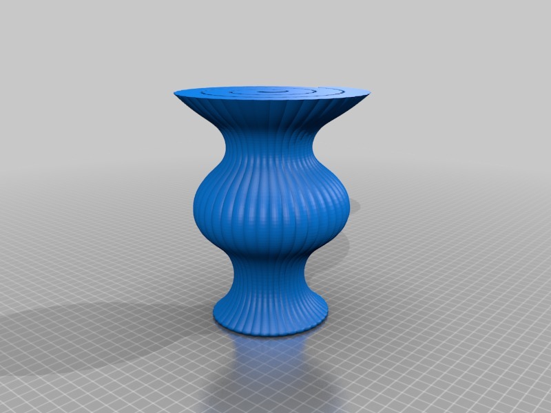 Miniatura 4 do modelo 3D Monocoil Vase