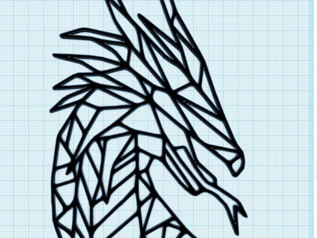 geometric dragon