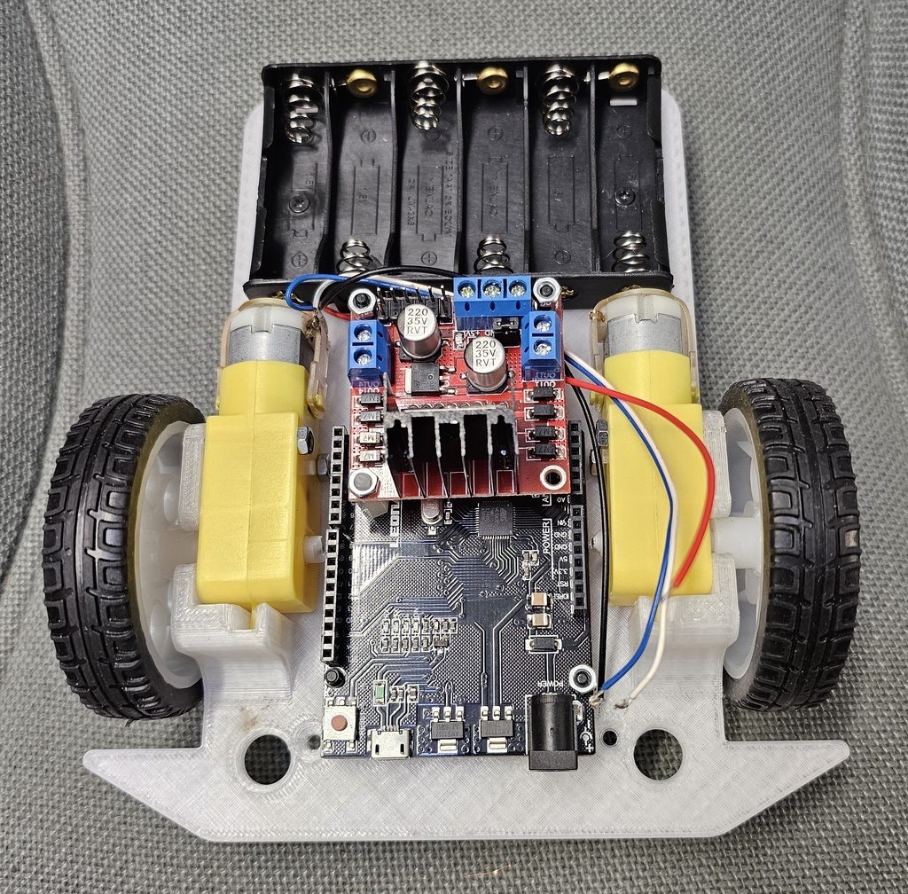 Arduino Line Follower robot - chassis by zz2012 | Download free STL ...