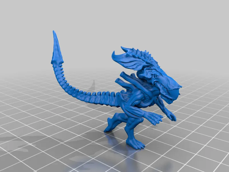Xenomorph queen in 4 positions by aiden bischoff | Download free STL ...