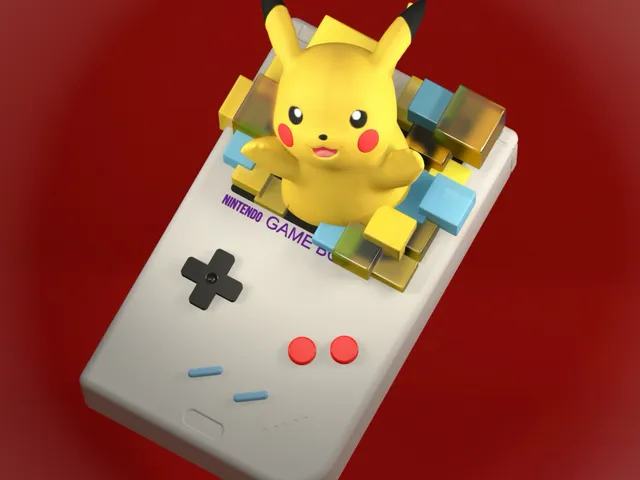 DIORAMA GAME BOY PIKACHU