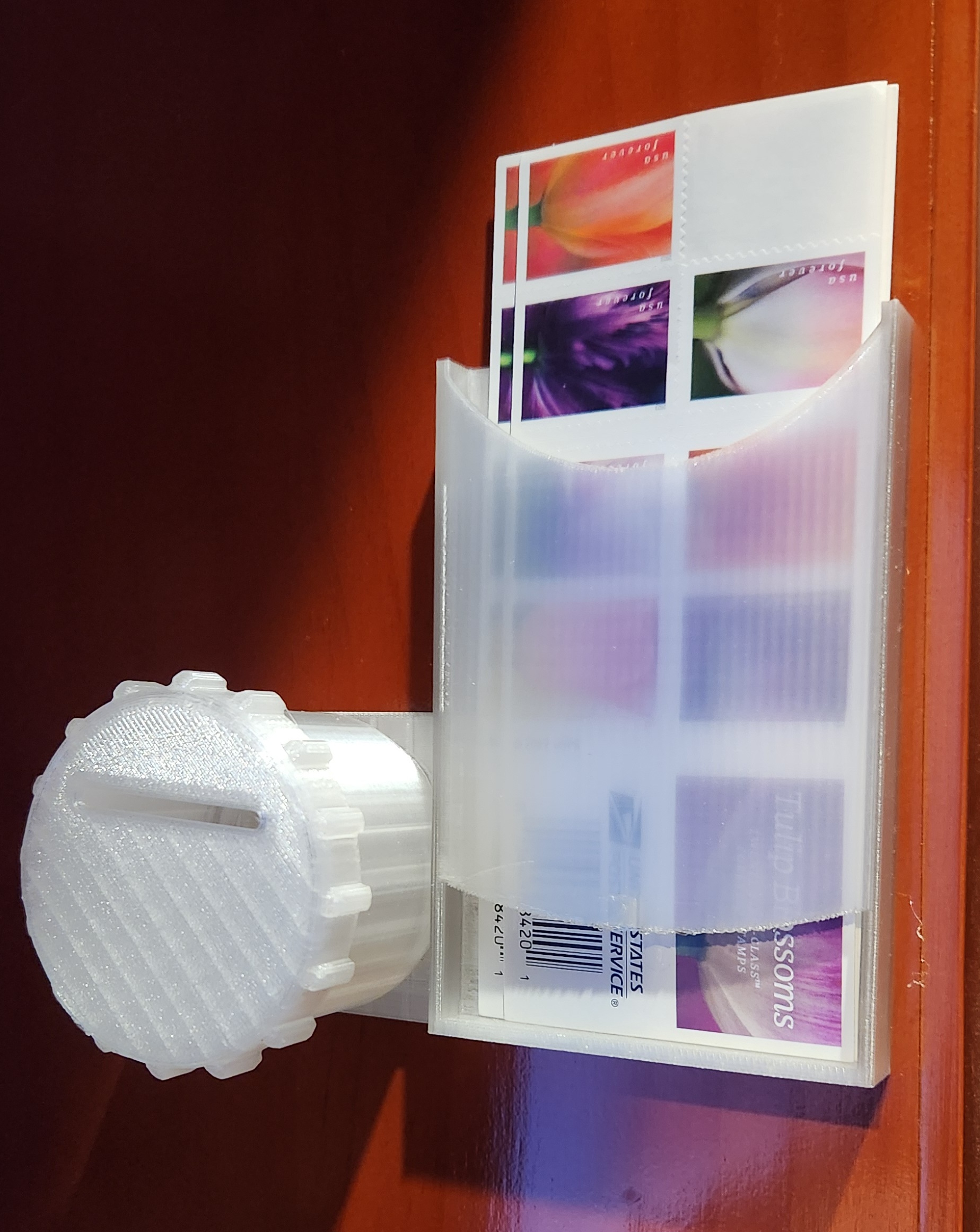 Postage Stamp Holder Dispenser Wall Mount by ChelanJim Download free