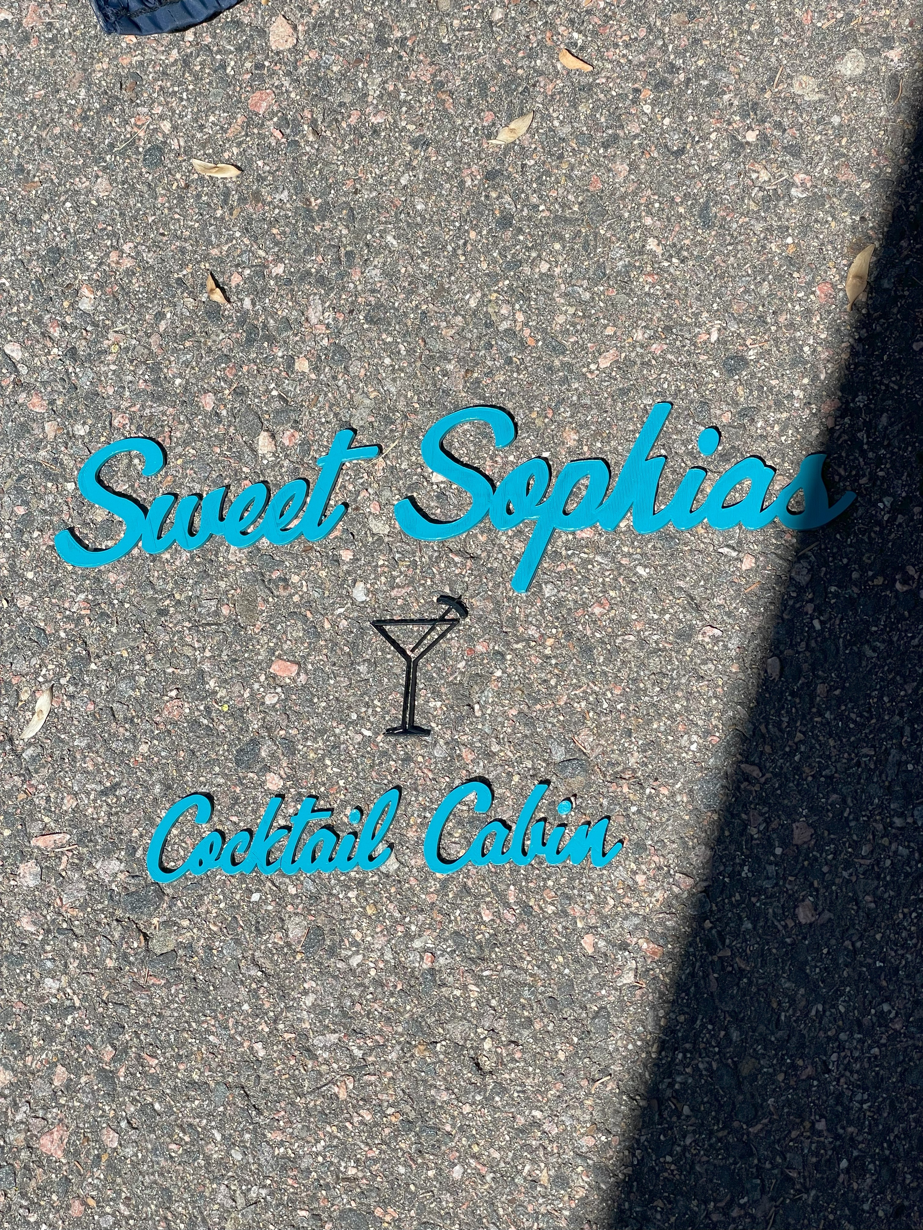 Cocktail Glass - Wall Logo Decor
