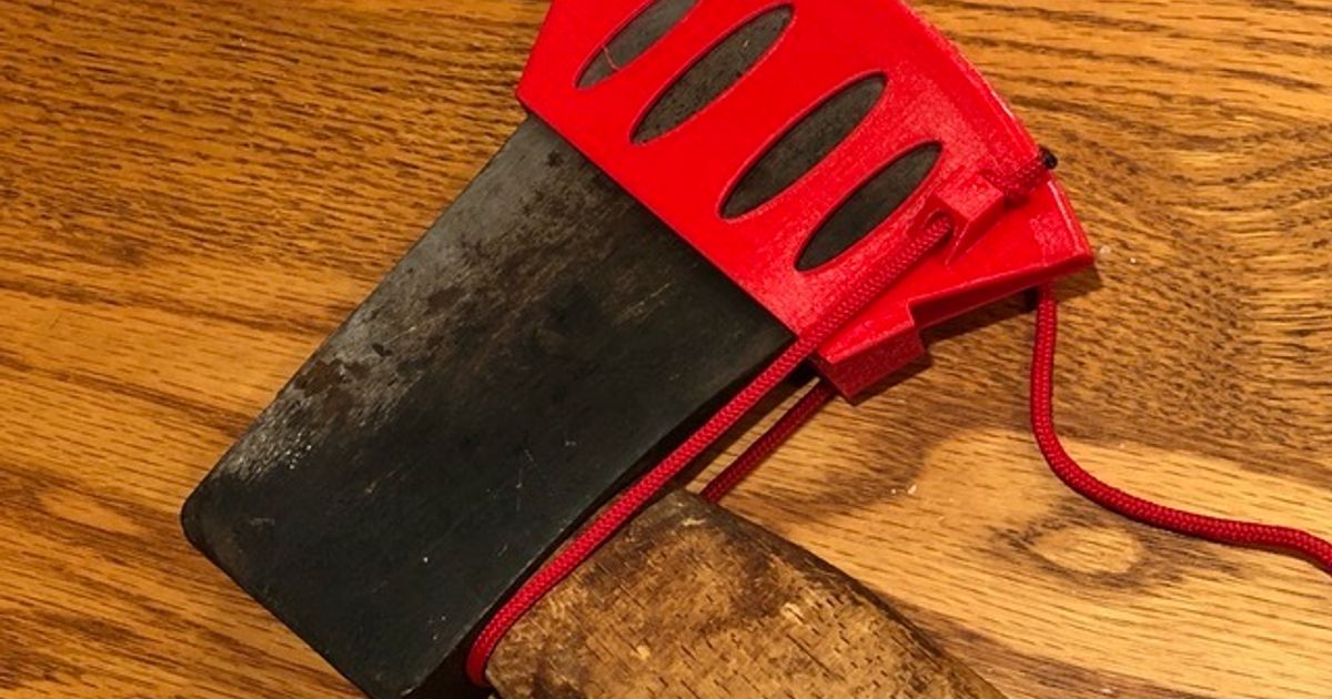 Axe Blade Guard by Mike Download free STL model