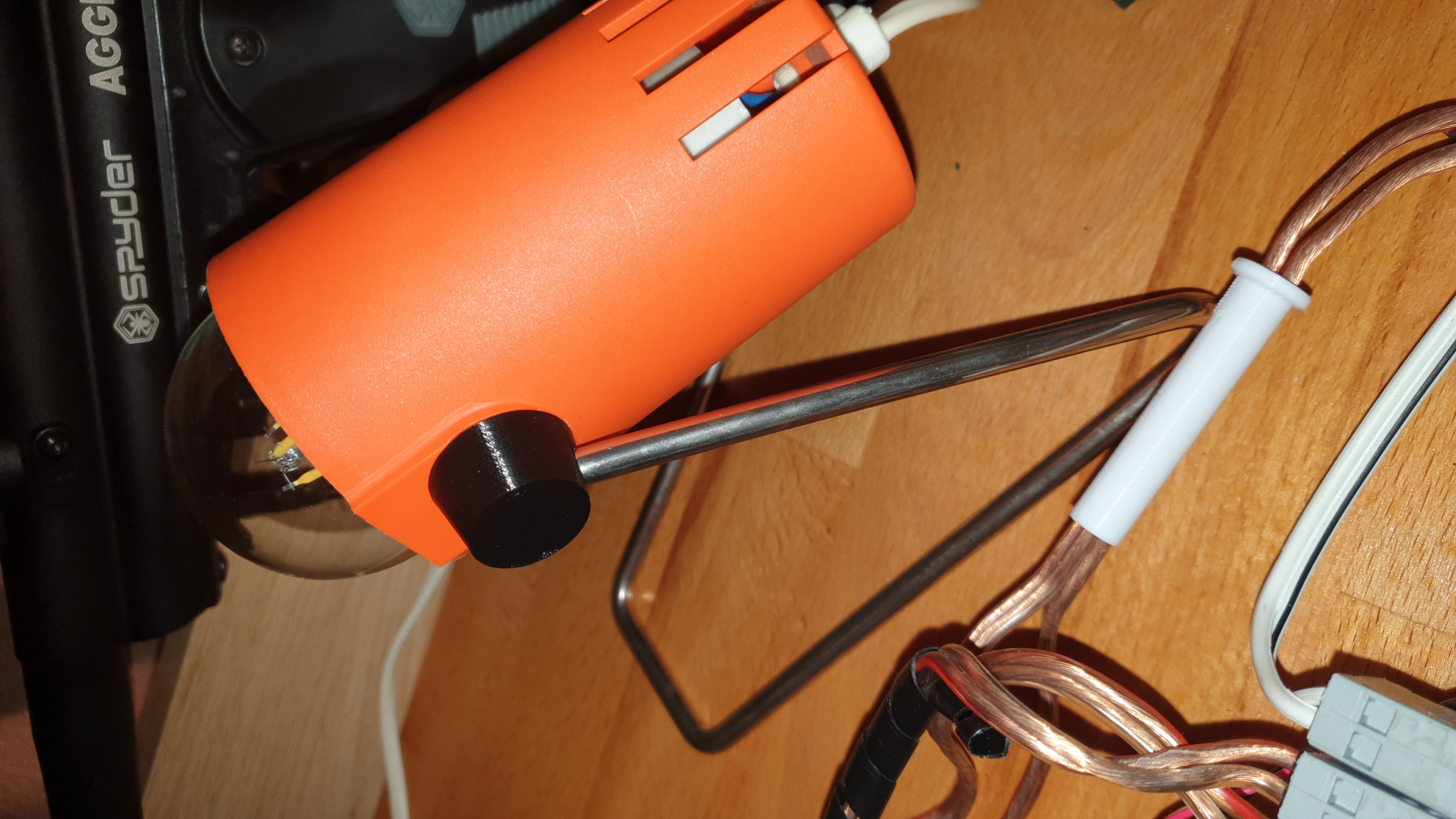 70s lamp holders connector / Halter Verbinder