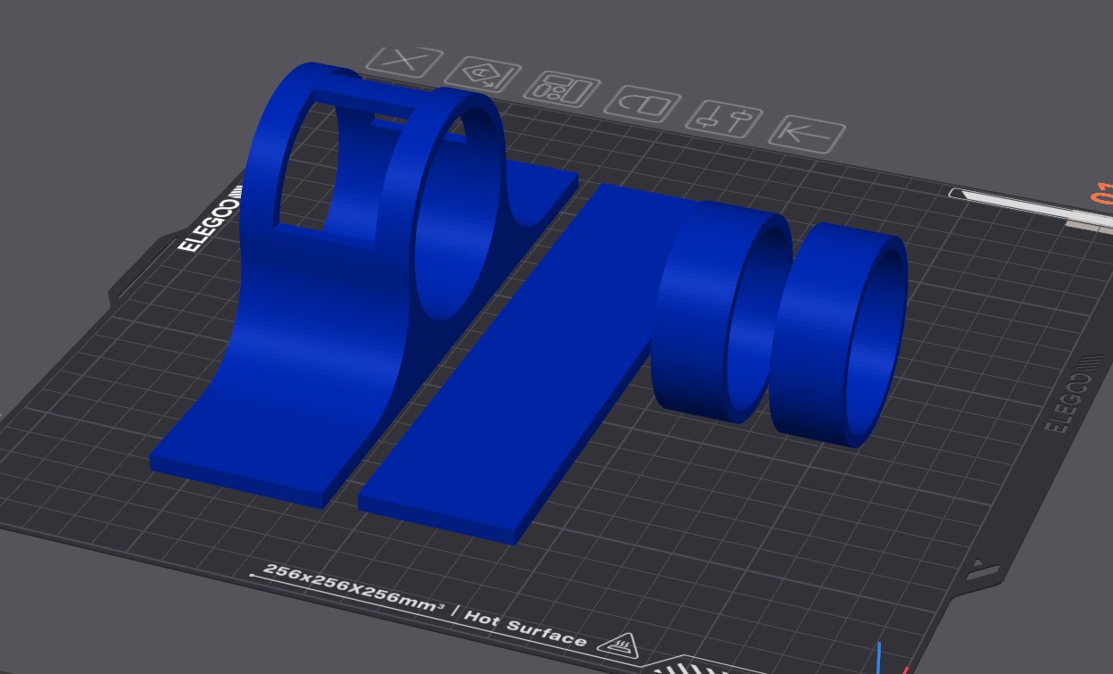 Massage Wand/gun Mounting Bracket