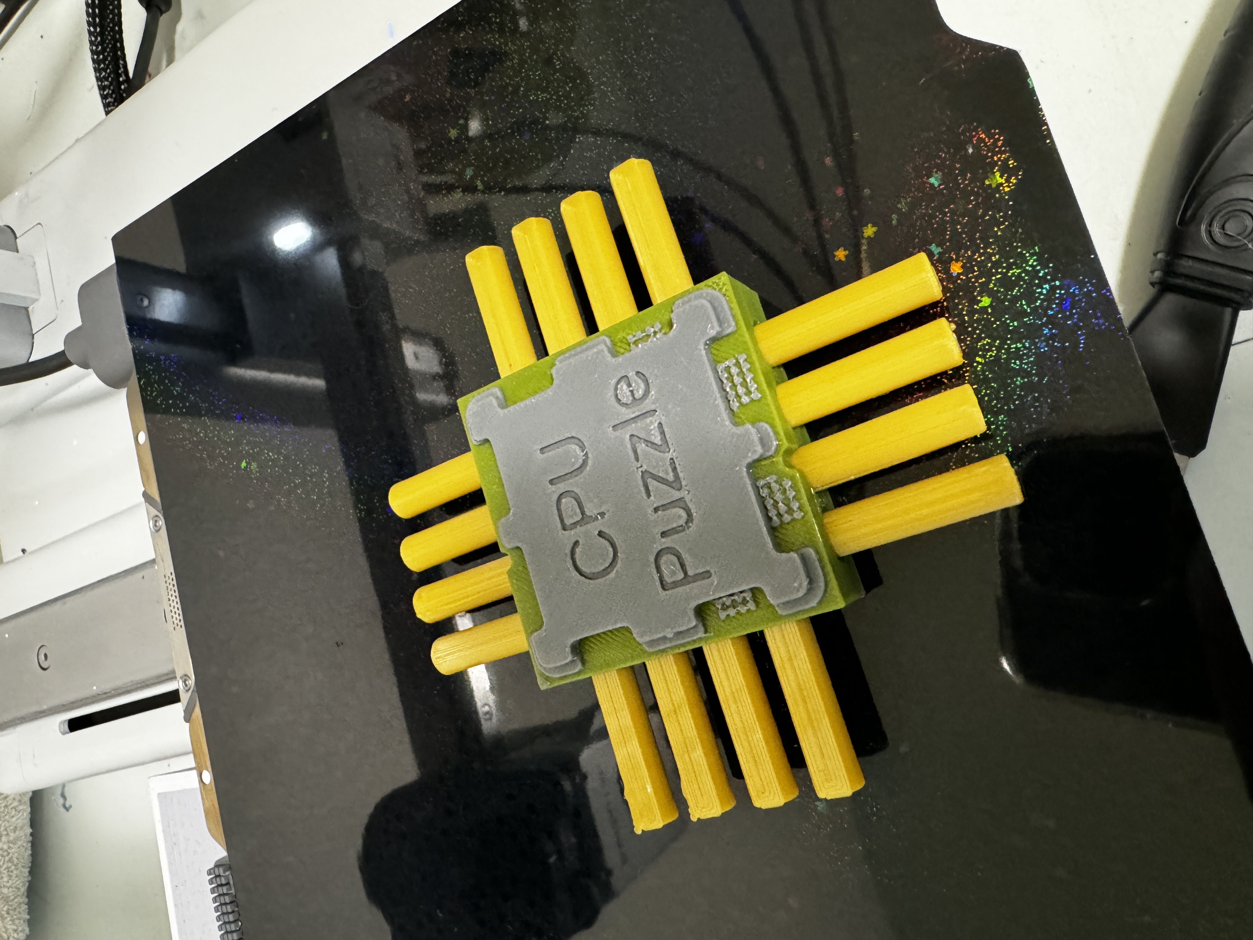 Miniatura 2 do modelo 3D CPU Puzzle Revamped