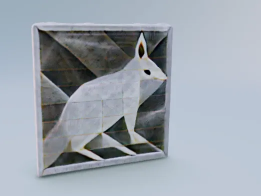 Geometric Wall Art of a squirl
