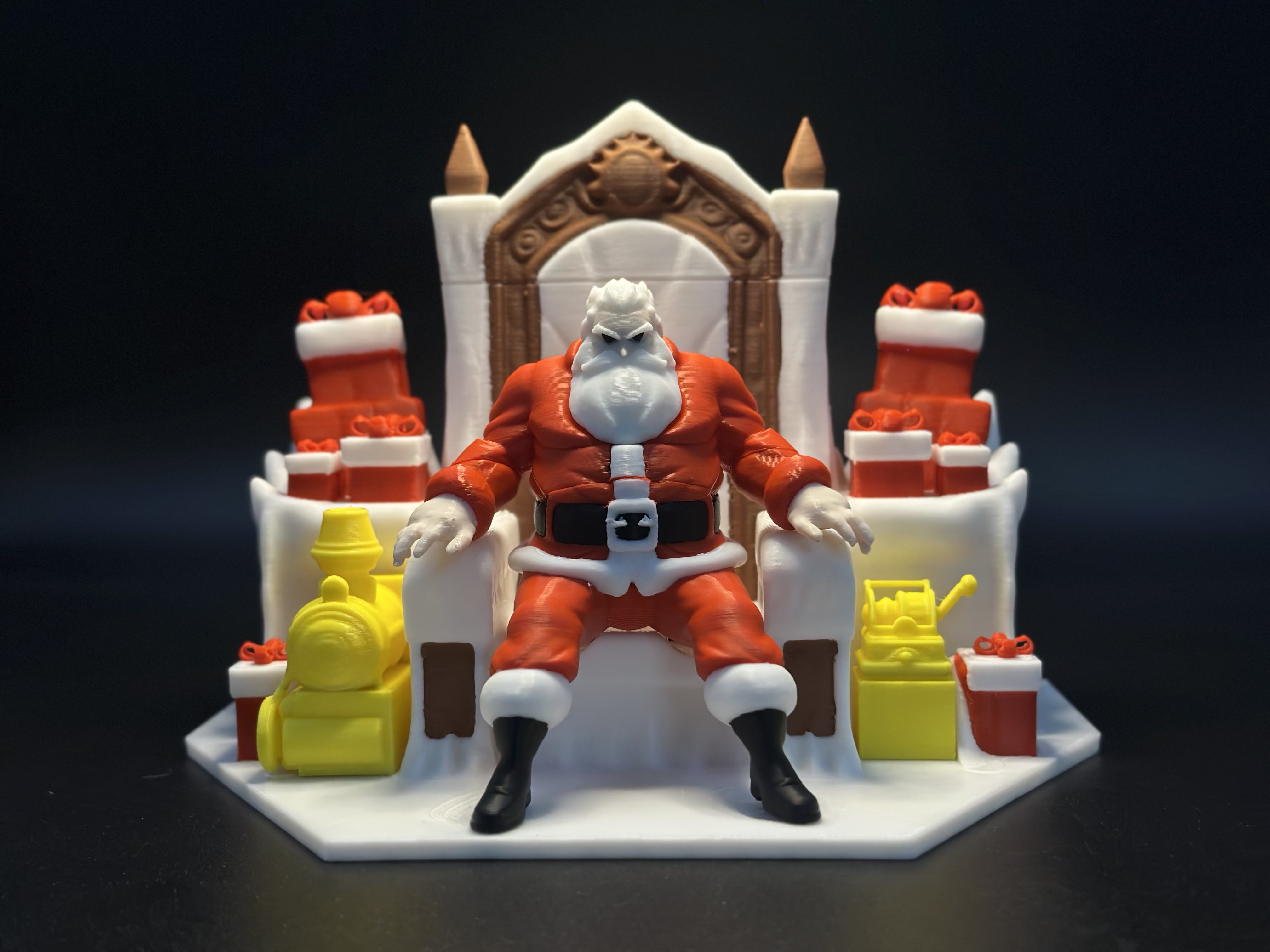 Santa Christmas Throne by parts