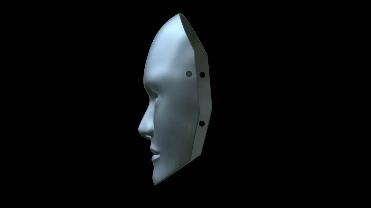Human face mask by Rott3D | Download free STL model | Printables.com
