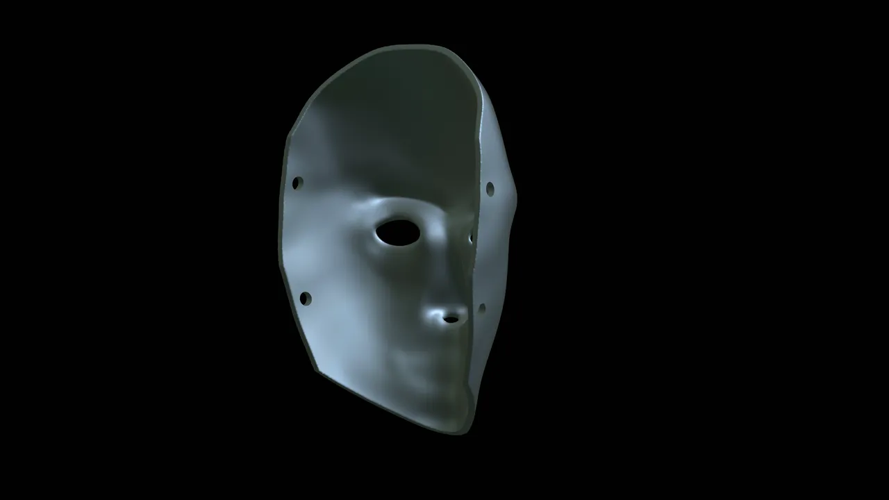 Human face mask by Rott3D | Download free STL model | Printables.com