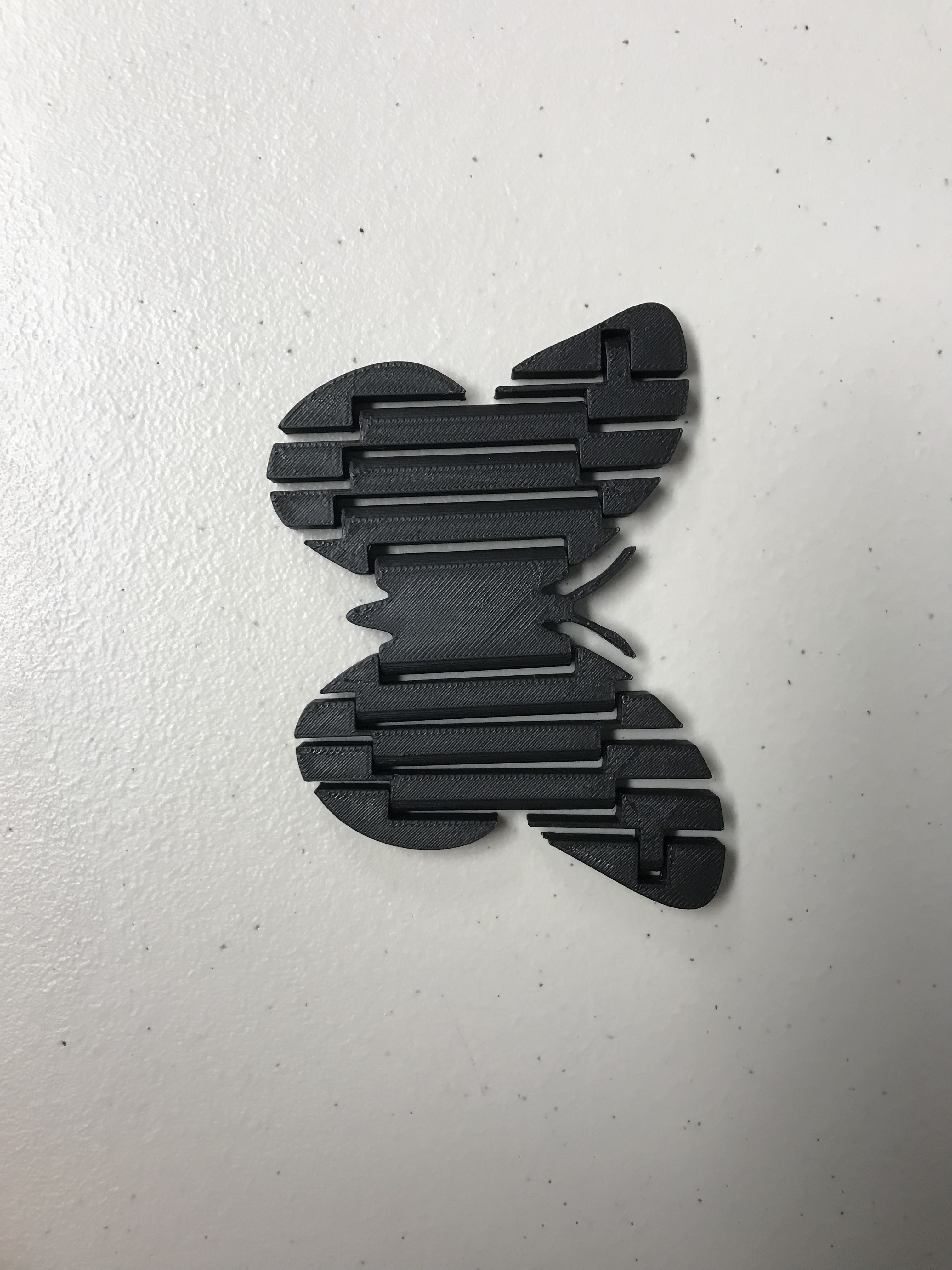 Super Flexy Articulated Butterfly Print In Place