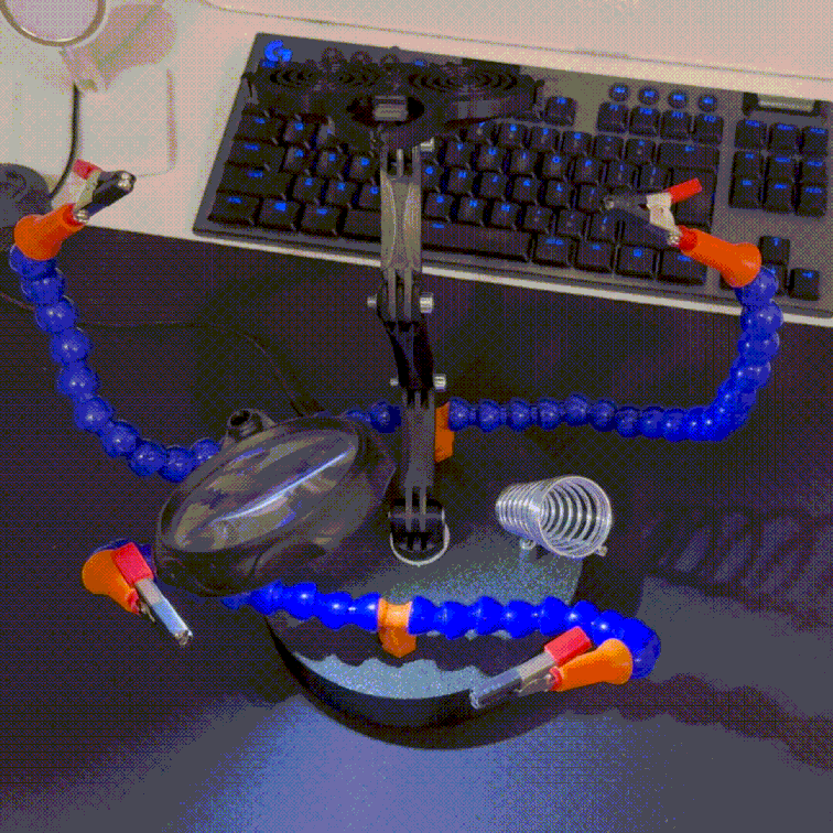 Ergonomic multipurpose third hand / holder
