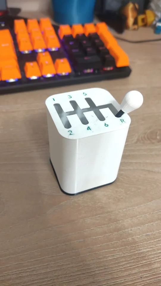 Car Gear Shifter - Řadící páka 1 - 6 by Zemlos | Download free STL ...