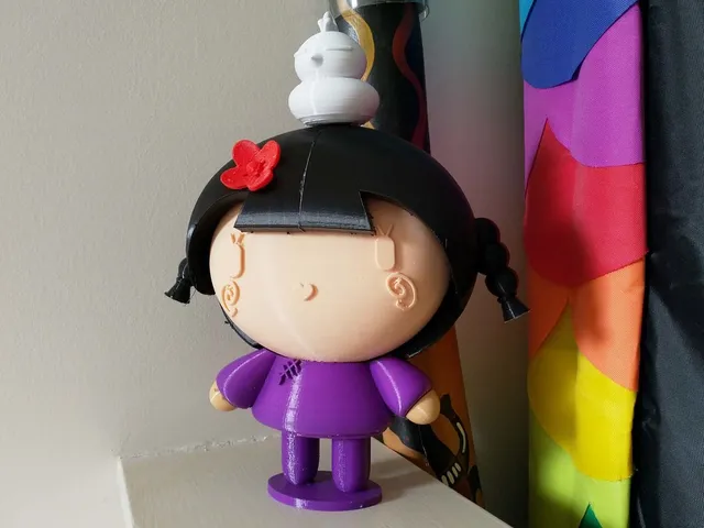 Ching with Won from the Pucca anime cartoon show MMU