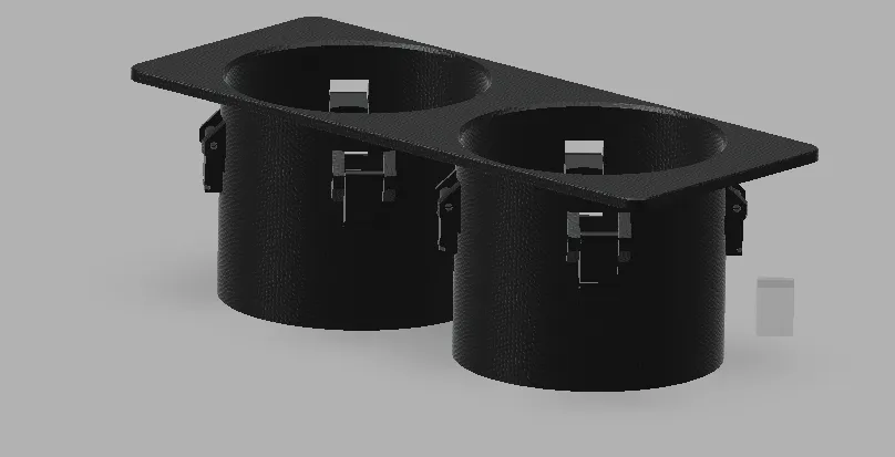 Cup Holder for BMW E46 3-serie 1997-2006 (cupholder with tabs) by