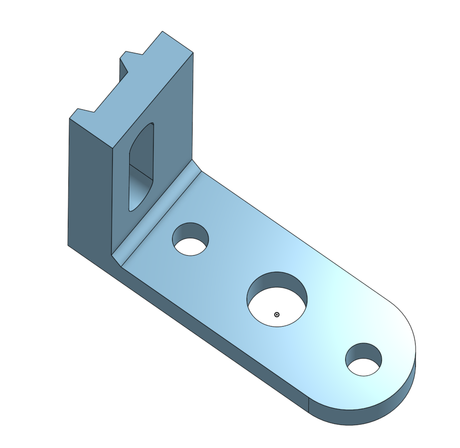 O3D for HeroMe BLTouch Right straight out Mount by Ovland3D | Download ...