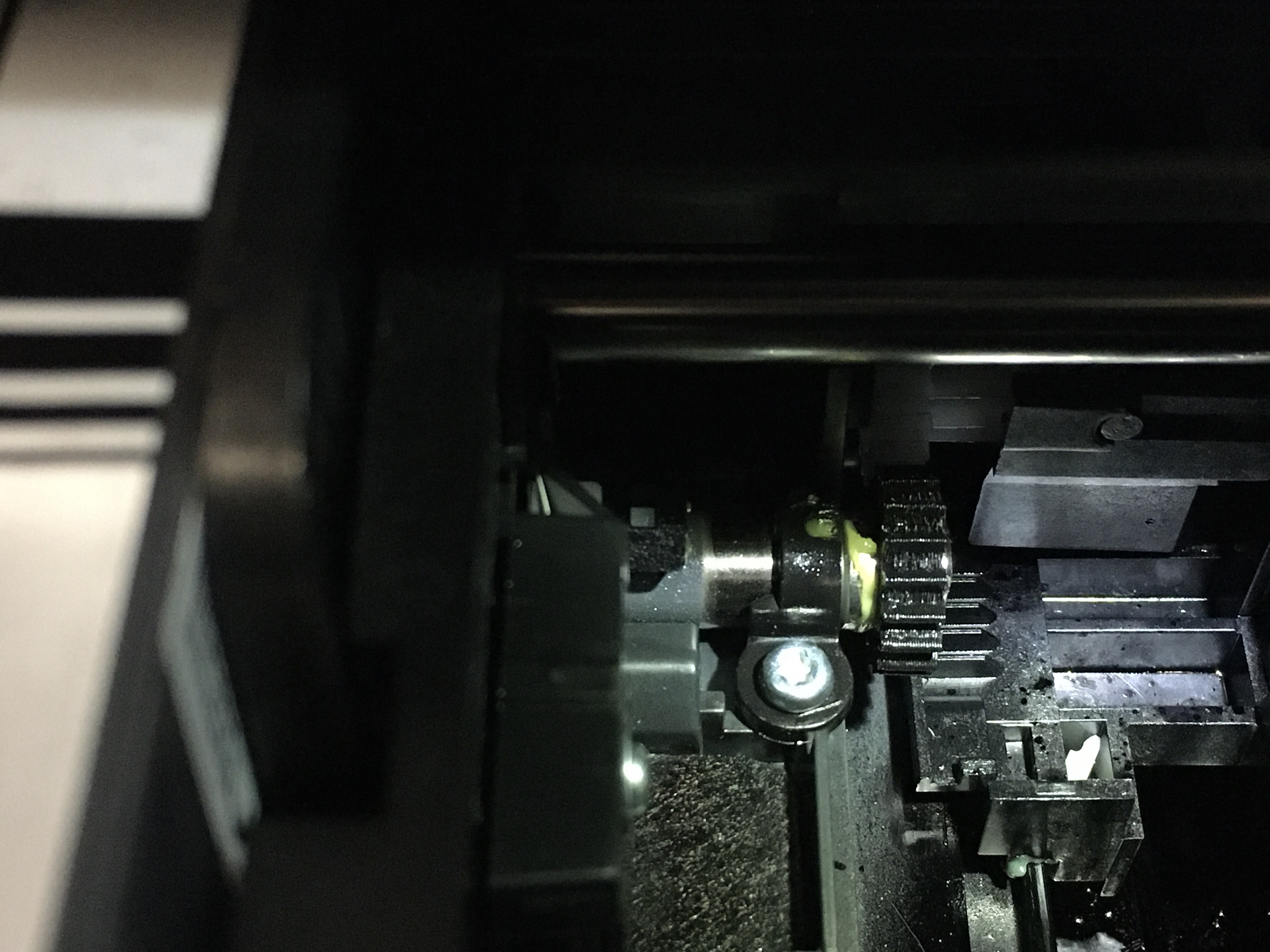 HP OfficeJet 6230 paper feed gear