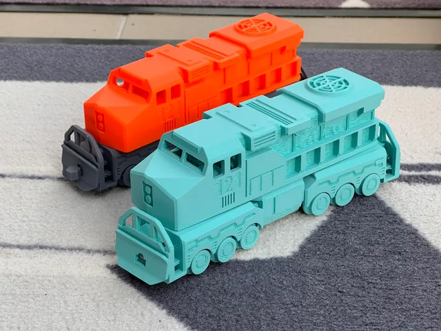 US Diesel Locomotive (Print in Place)