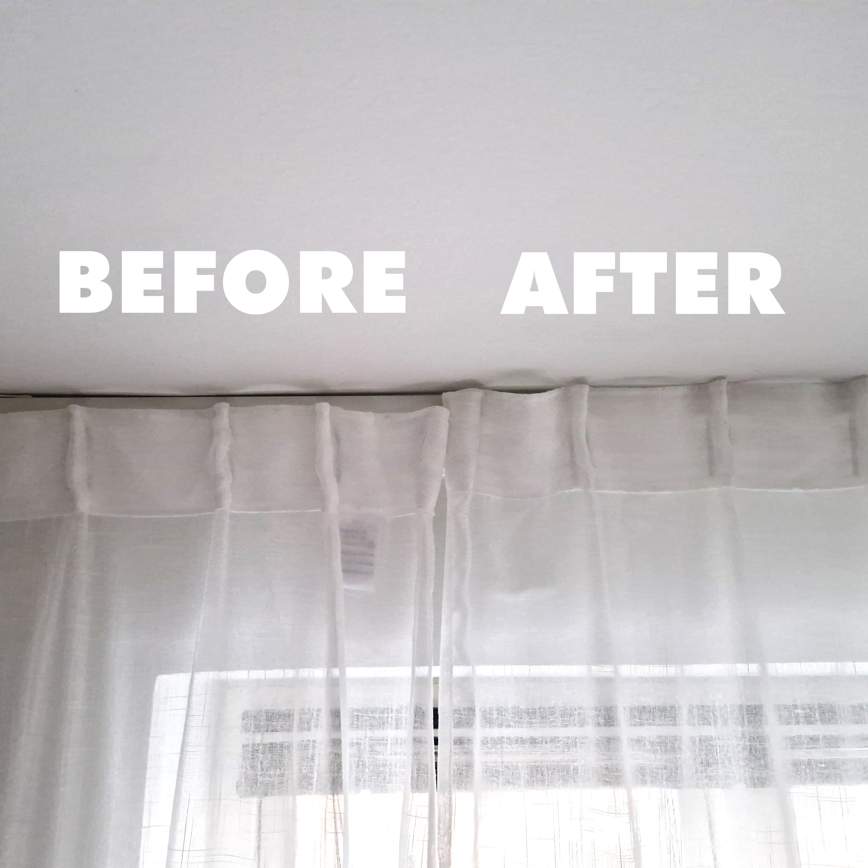 Curtain riser for IKEA RIGTIG curtain hooks