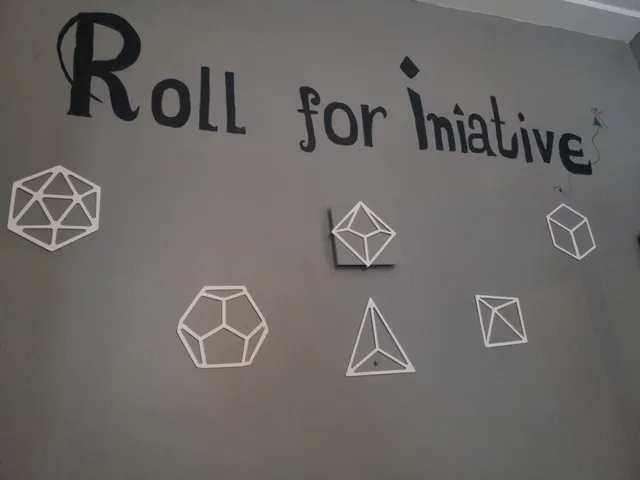 Dice Wall Decorations (for RPG-fans / DND)