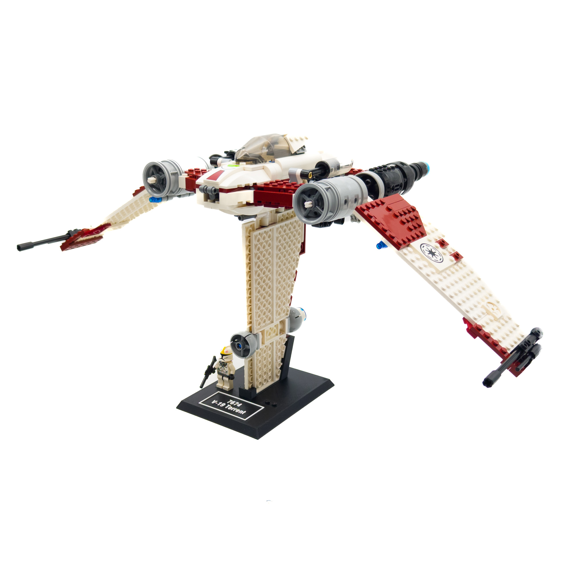 Display Stand for LEGO Star Wars 7674 V 19 Torrent by StawiamKlocki.pl Printables Store