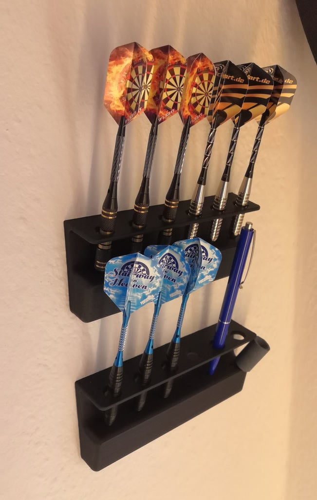 Wall Mounted Dart Holder for Soft and Steel Darts by nsty | Download ...