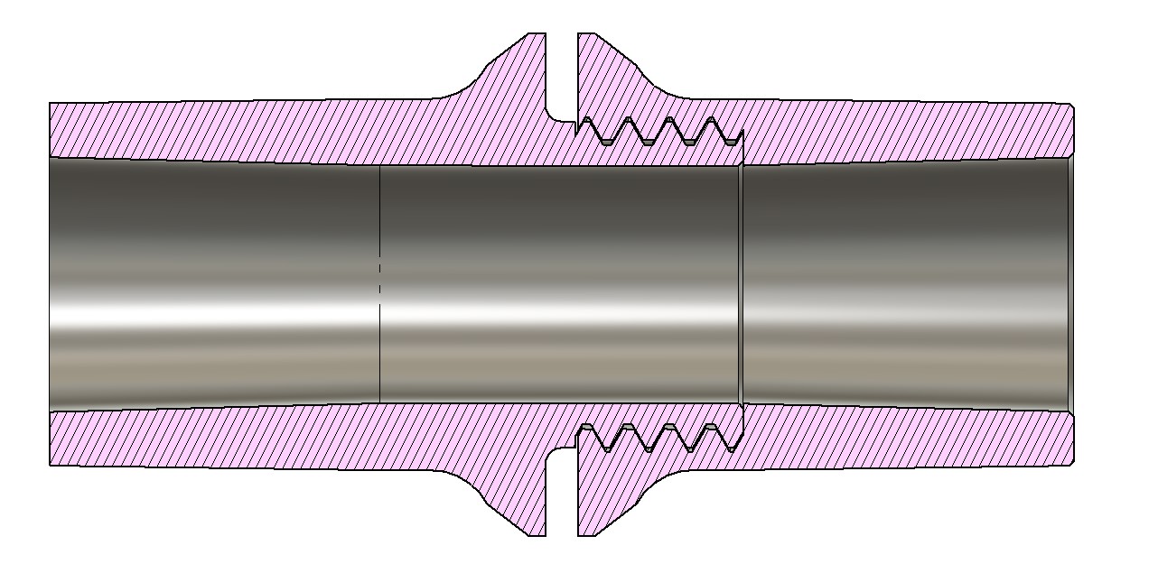 22mm male ventilation connector for Ventilator Hose and Breathing Tube