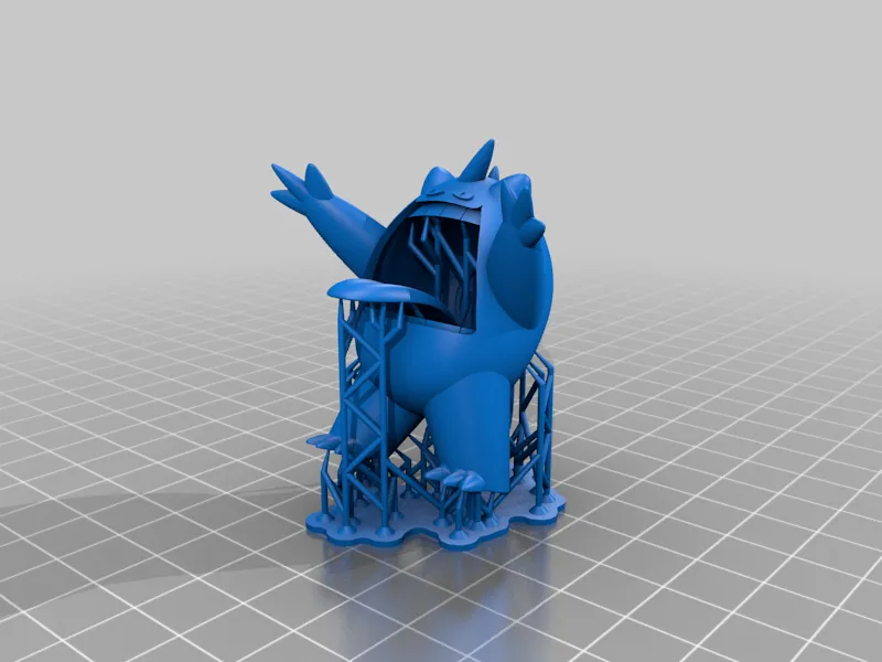 STL file gigantamax gengar pokemon 🐉・3D printable model to