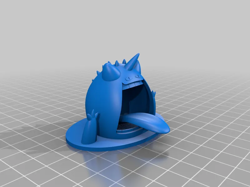 STL file gigantamax gengar pokemon 🐉・3D printable model to