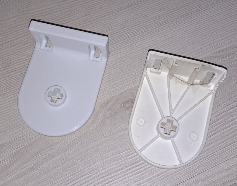 Luxaflex roller blind mounting bracket / Luxarflex support de store occultant