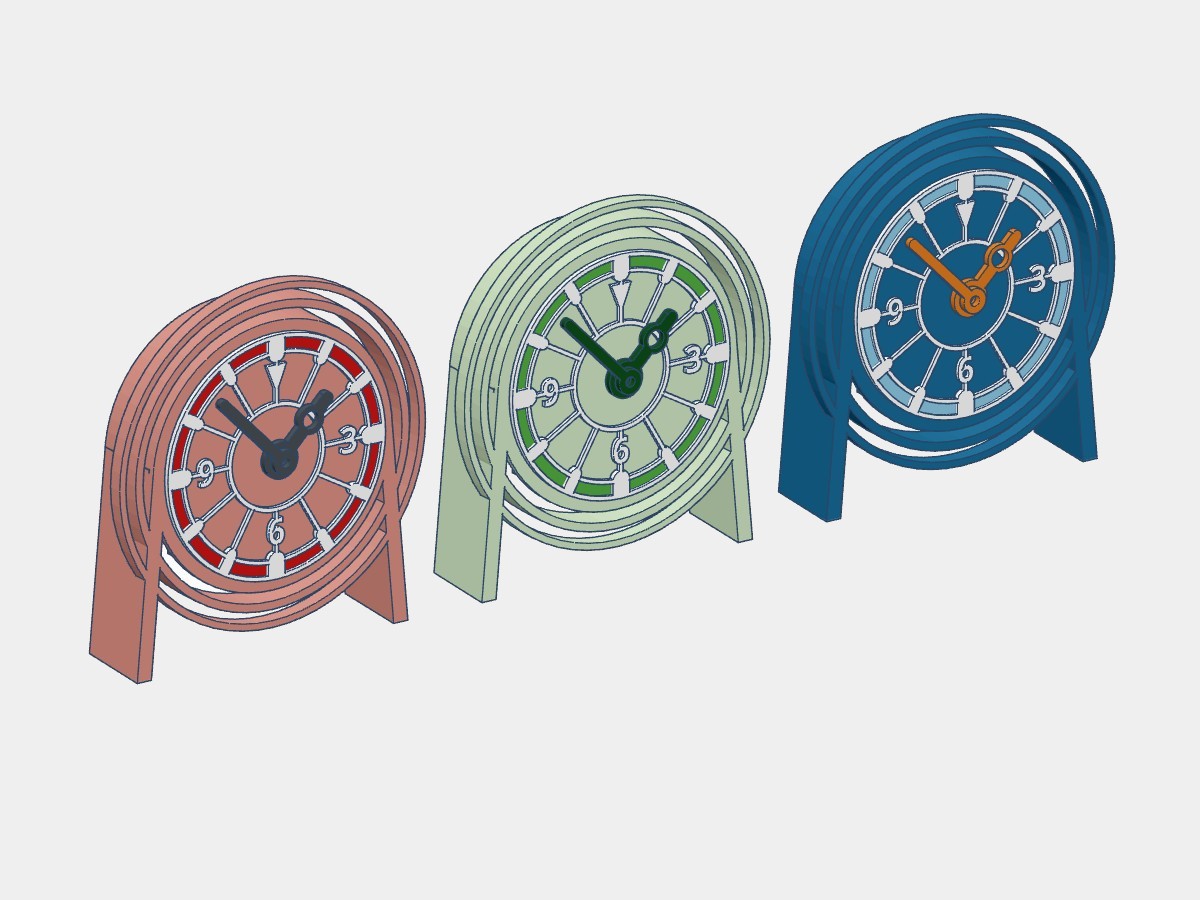 Miniatura 2 do modelo 3D Small Desktop Clock