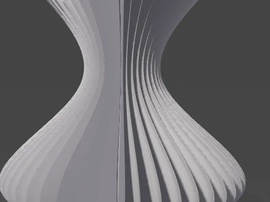 Wave Straight Vase