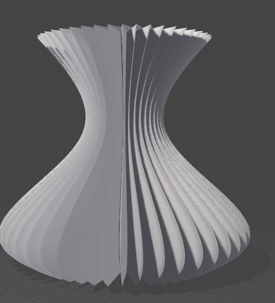Wave Straight Vase