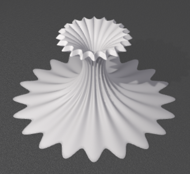 Modern Abstract Wave Vase