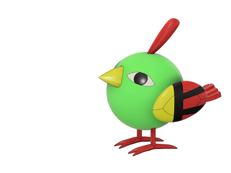 Natu Pokemon ネイティ Neiti By Jangy Download Free Stl Model Printables Com