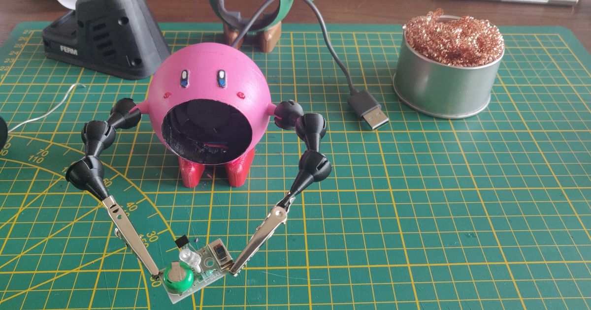 Kirby Third Hand / Fume Extractor by Ben Download free STL model