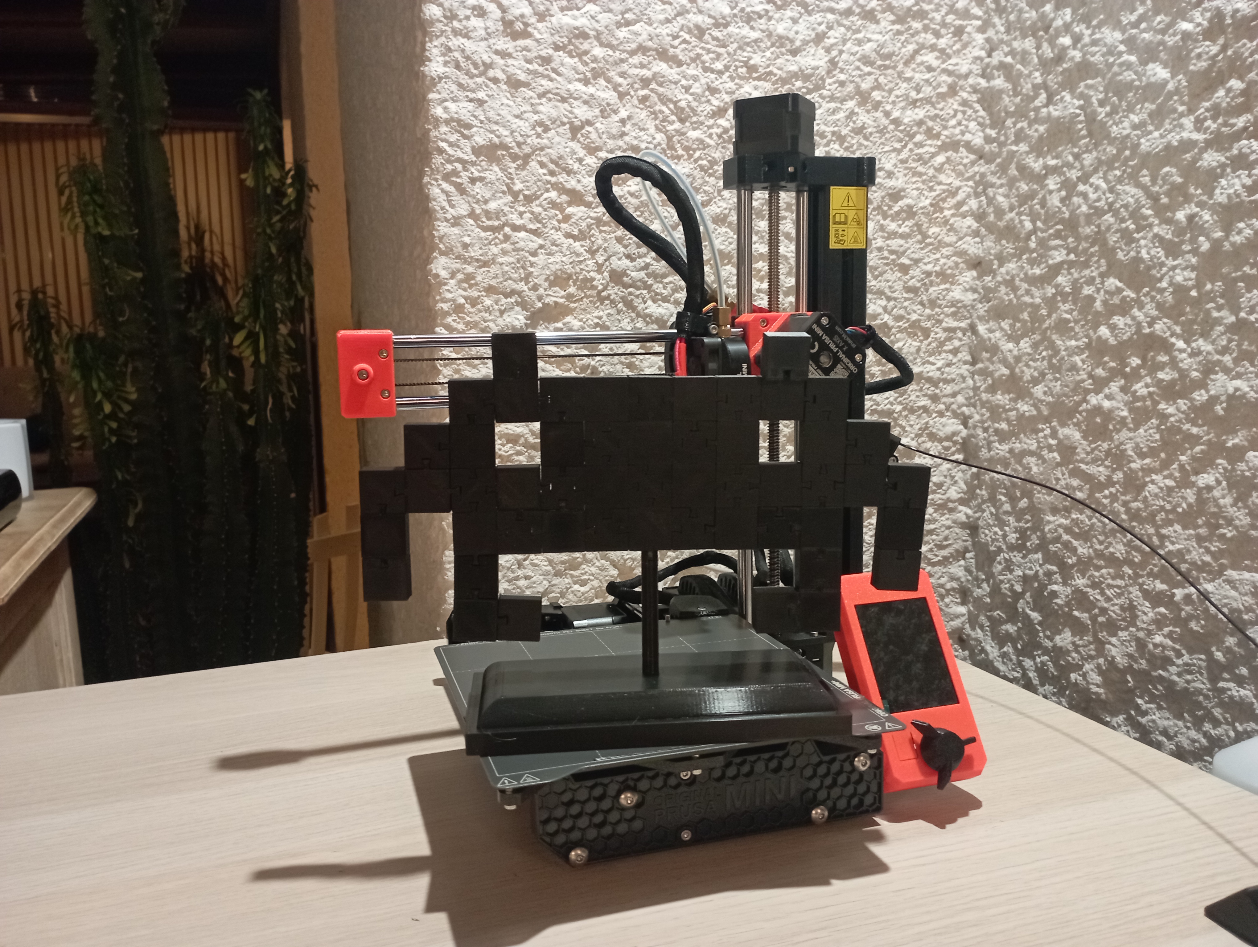 Miniatura 2 do modelo 3D Pixel art Block assembly