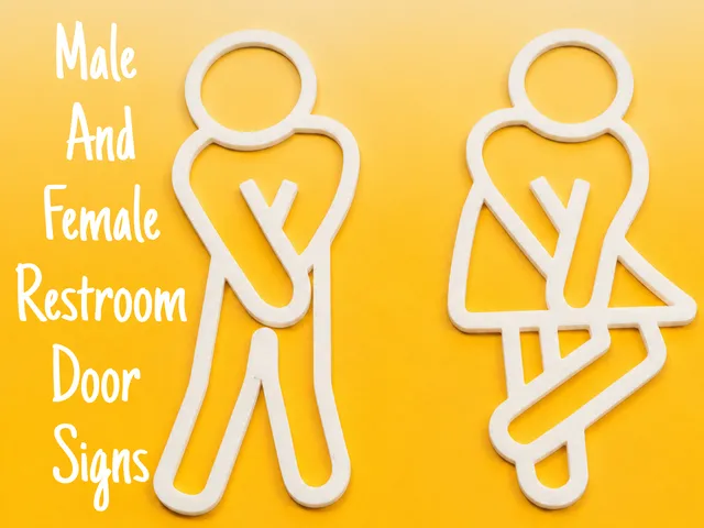 Male And Female Restroom Door Signs