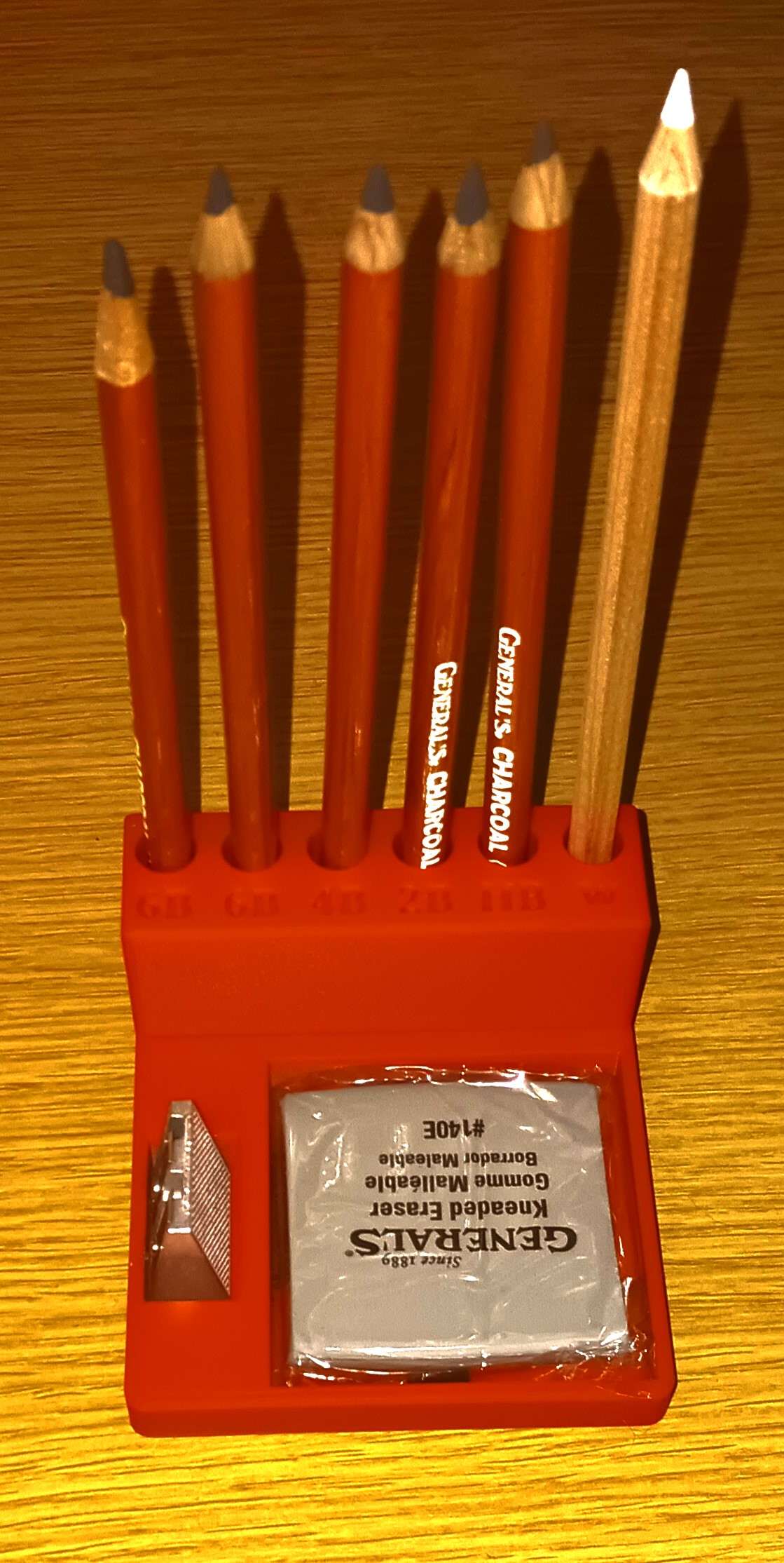 Charcoal Pencil Holder